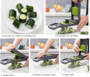 Cortador multifuncional para vegetais