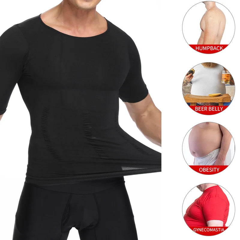 Camiseta masculina slim