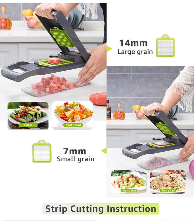 Cortador multifuncional para vegetais
